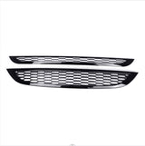 Garvee 2 Rejillas Delanteras Mini Cooper R50 R52 R53 2001-2006 Malla Panal ABS Negro