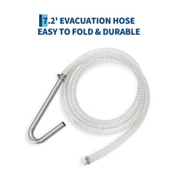 Garvee Tanque de Drenaje de Aceite Eléctrico de 20 Galones de Acero y Plástico 110V, Tanque de Hierro con Mango Plegable y Ruedas Giratorias, Duradero y Fácil de Usar para Coches y Camiones