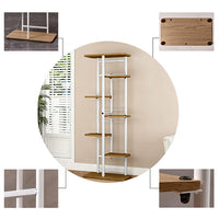 Garvee soporte para plantas de 7 niveles de metal, soporte para macetas para interior y exterior, 120x36x23.5cm, estantería para flores multicapa