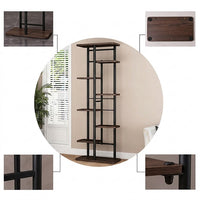 Garvee Estantería Para Plantas 8 Niveles Metal Y Madera Soporte Resistente Antideslizante Jardín Y Balcón Minimalista