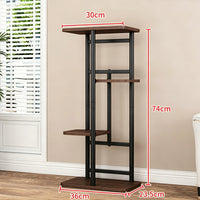 Garvee Soporte para plantas Garvee de metal de 4 niveles, estantería escalonada para macetas en esquina, para interior y exterior, para sala de estar