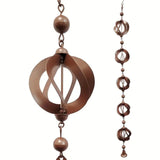 Garvee Regenkettingen Bell Cadenas De Lluvia Metálicas Para Canalones Jardín Colgante Ornamental 108 cm Diseño Retro