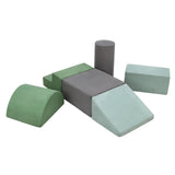 Garvee Bloques De Escalada De Espuma Para Niños, 6 Piezas, Gimnasio Infantil Ligero, Diseño Seguro, Fácil De Limpiar, Interior