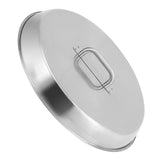 Garvee Cubierta para Fogata Redonda Compatible con Bonfire, Acero Inoxidable, Patio y Camping, 51 × 51 cm, Plata