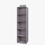 Garvee Organizador De Almacenamiento Para Armario, Estantes Colgantes, 5 Capas, Plegable, Dormitorio, Multiuso