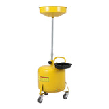 Garvee Tanque De Drenaje De Aceite Usado 8 Galones Con Altura Ajustable Y Ruedas Giratorias Para Talleres Y Hogar Acero Premium - Amarillo