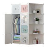 Garvee Armario Modular Infantil DIY Cubos Apilables para Dormitorios 36x36x36 cm Blanco - C Consultar