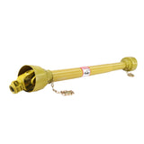 Garvee Transmisión PTO Telescópica de Acero de 110-155 cm para Maquinaria Agrícola y Tractor Amarillo - Amarillo