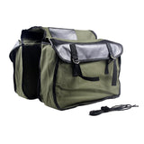 Garvee Bolsa Moto Lona Liberación Rápida Portaequipajes Verde Militar Bicicleta - Verde militar