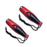Garvee Silbato Electrónico 2-Pack 120dB con 3 Tonos, ABS Resistente al Agua, Lanyard Ajustable para Entrenadores y Emergencias