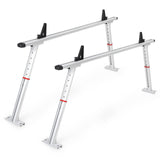 Garvee Truck Rack Ajustable 35.4-71in Aluminio Resistente Para Camionetas Kayak Madera Negro - Plateado