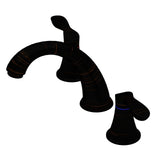 Garvee Grifo De Lavabo De Baño 8 In Widespread Doble Palanca Bajo Arco Latón Zinc Resistente A La Corrosión
