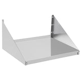 Garvee Soporte De Pared Para Microondas Acero Inoxidable Triangular Estable Alta Capacidad Cocina - Plata