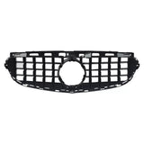 Garvee Rejilla Delantera Deportiva para Auto de Lujo Clase E W212 2014-2016, ABS Resistente, Diseño Moderno, Acabado Negro Brillante, Protección Motor