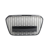 Garvee Rejilla Frontal Panal Para Audi A6 C7 2012-2015, Diseño Deportivo Negro Brillante, ABS Resistente, Instalación Sin Taladro, Estilo Europeo