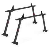 Garvee Set de 2 Soportes para Camioneta de Aluminio de 90-180 cm con C-Clamps Negro - Negro
