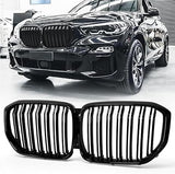 Garvee Calandre Double Style Rein Para Vehculo Alemn X5 G05 (2018-2023) - Diseo Deportivo Negro - ABS Resistente - Proteccin Radiador - Compatible XDrive40i/50i/45e/M50i