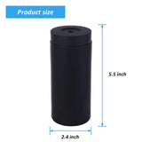 Garvee Dispensador De Jabón Easy Squeeze Silicona Premium Recargable 240 Ml Para Cocina Y Baño - Negro & Gris