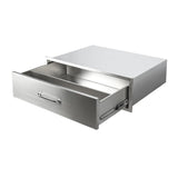 Garvee Cajones para Cocina Exterior 76×25×58 cm Acero Inoxidable 304 Resistente al Calor y Agua para BBQ y Patios - 