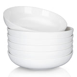 Garvee Pastateller 20.32 cm Suppenteller porcelana robusto multiusos pasta sopa blanco set 6 piezas