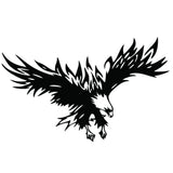 Garvee Flying Wings Eagle Car Decals Vinilo Duradero Impermeable Para SUV Y Camionetas 50x30CM - Negro
