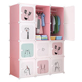 Garvee Armario Modular Infantil 12 Cubos - Organización Fácil - Material Robusto - Para Habitaciones Y Pasillos - Montaje DIY - Color Neutro - Moderno