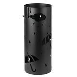 Garvee Soporte Para Paraguas De Acero Laminado En Frío Con Bandeja Extraíble Negro Mediano/Grande Para Entrada Y Oficina - Paraguas
