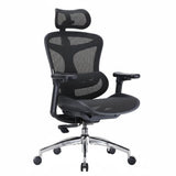 Garvee Silla De Oficina Ergonómica  Con Soporte Lumbar Dinámico, Reposabrazos 3D Ajustables, Malla Transpirable, Base De Aluminio Para Oficina En Casa