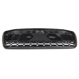 Garvee Rejilla Delantera Estilo RS6 Nido de Abeja para Audi A6 S6 C8 2019-2022, ABS Negro Brillante, Sin Logo, Uso Deportivo