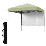 Garvee Caseta Plegable Para Jardín Resistente Compacta Material Metálico Uso Exterior Almacenaje - Verde