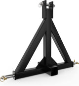 Garvee Receptor de Enganche para Tractor Compacto 3 Puntos 5 cm - Acero Resistente, Sistema Rápido de Acople, Uso Agrícola y Construcción, Compatible con Implementos Categoría 1
