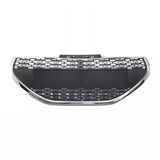 Garvee Rejilla Delantera Parachoques Peugeot 208 (2012-2015) ABS Cromada Protección Radiador Ajuste OEM Estilo Urbano