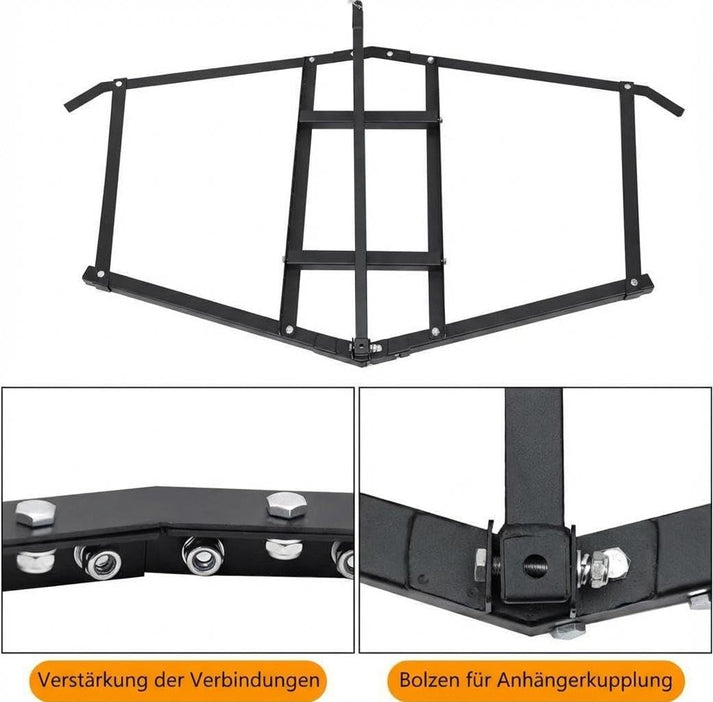 Fixation simple de la herse niveleuse sur ATV UTV et tracteur de jardin