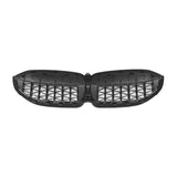 Garvee Calandre Avant Type Diamant Para Vehículo Serie 3 G20 G21 2019-2020, Negro Brillante, ABS Resistente, Instalación Fácil