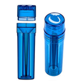 Garvee Molinillo Portátil Para Hierbas - Policarbonato Resistente - Compacto Para Cocina Y Picnic - Transparente - Azul