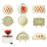Garvee Mini Molde Para Tartas Pack De 3 Con Prensa De Masa Diseño Clásico Material Seguro Fácil De Usar Manual Ideal Para Navidad Y Acción De Gracias