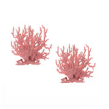Garvee Plantas Artificiales De Acuario De Silicona Con Coral Realista Y Árbol Marino, Material TPC Seguro, Decoración Para Peces Pequeños, Rosa - Rosa