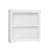Garvee Estantería MDF Sin Puertas Resistente Fácil Montaje Versátil Para Hogar Diseño Liso - Blanco Cálido Relieve