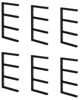 Garvee Estante para Madera de Acero Resistente 4 Niveles 1089 kg Montaje en Pared Organizador para Taller y Garaje