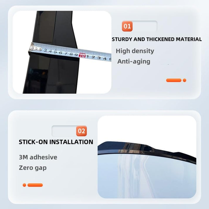 Alerón trasero fácil de instalar