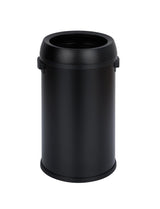 Garvee Bote De Basura Abierto 17 Galones Acero Inoxidable Antihuellas Para Cocina Y Oficina, Alta Capacidad, Diseño Comercial, Plata