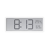 Garvee Reloj Despertador Digital LCD Ultradelgado Blanco YD106, Multifuncional con Temperatura y Humedad, Pared o Mesa para Sala y Dormitorio - Blanco