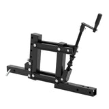 Garvee Elevador Manual de 1 Punto para ATV y Tractor Enganche Universal de 5 cm Acero de Alta Resistencia con Altura Ajustable para Jardinería y Agricultura