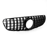 Garvee Rejilla Protectora Radiador para Mercedes GLC X253 2015-2019, ABS Negro Brillante, Accesorio Parachoques, Estilo Deportivo, Ajuste Perfecto