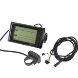 Garvee Medidor De Velocidad Para Bicicleta Eléctrica Con Pantalla LCD, Control Preciso, Material Resistente, Conector Impermeable, Compatible Con E-Bikes Y Scooters, Uso Urbano