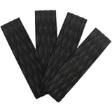Garvee Set 4 Tappetini Antiscivolo EVA Para Surf Y Skimboard - Aderenza Eccellente, Taglio Personalizzabile, Uso Universale, Nero