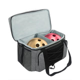 Garvee Bolsa De Bowling Profesional Para 2 Bolas Con Divisorio Acolchado, Compartimento Para Zapatos Hasta Talla 48, Diseño Robusto Azul