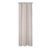 Garvee Cortina de Ducha Impermeable de Poliéster Beige 81×183 cm con Ganchos para Baños y Bañeras, Fácil Instalación, Diseño Elegante - Beige