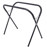 Garvee Banco de Trabajo Portátil Ajustable 340 kg, Plegable, Acero Resistente, Soporte para Reparación de Autos, Taller y DIY, Negro - Negro