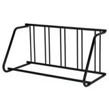 Garvee Soporte De Piso Para Bicicletas 5 Bicis Acero Reforzado Recubrimiento Marino Para Garajes Y Exteriores - Negro